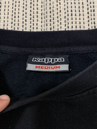 Sudadera Kappa Vintage Negra