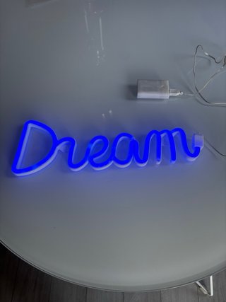 Insegna Neon LED Dream Blu