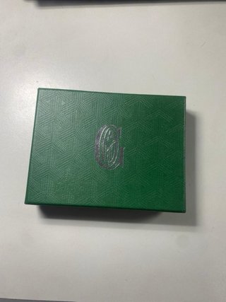 Tarjetero Goyard Paris Verde
