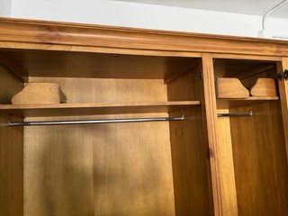 Armario de madera maciza. Restauración!
