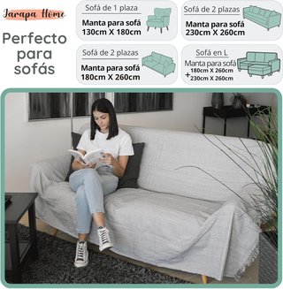 Colcha manta plaid multiusos sofá cama