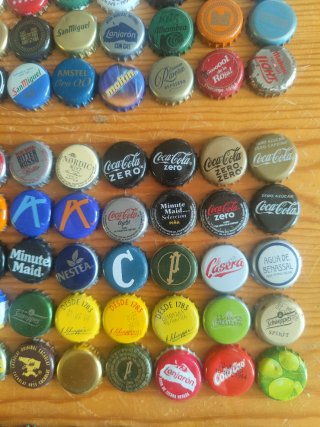 160 Chapas Corona Diferentes + 18 de Regalo