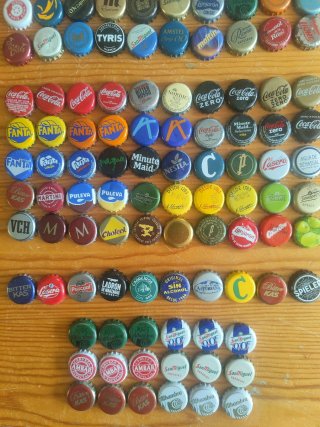 160 Chapas Corona Diferentes + 18 de Regalo
