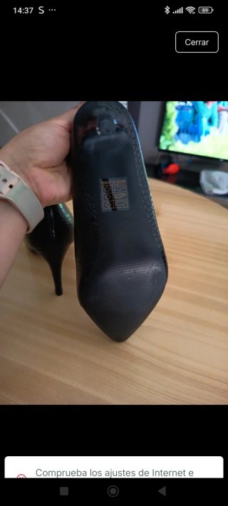 Zapatos de tacón JANEWAY negros talla 37