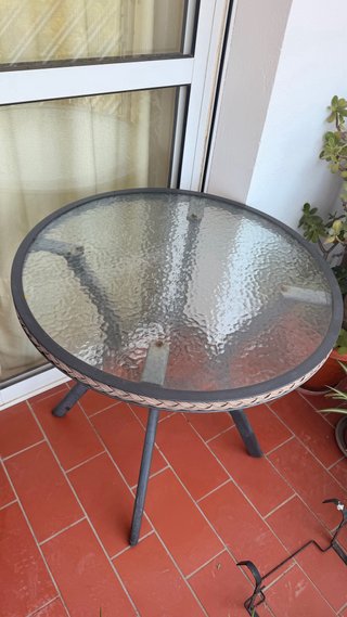 Conjunto mesa y 4 sillas exterior