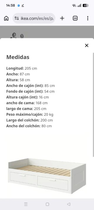 Estructura Cama Diván Convertible