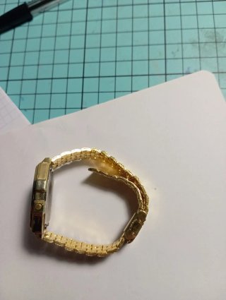 Reloj vintage Dorado unisex