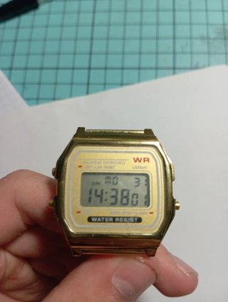 Reloj vintage Dorado unisex
