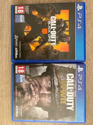 PS4 Slim Negra + 2 Mandos + Juegos
