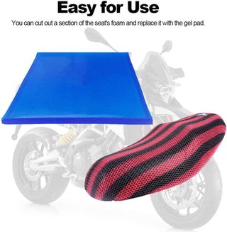 Cojín gel cómodo para asiento moto