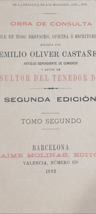 Libro del siglo XIX muy bonito