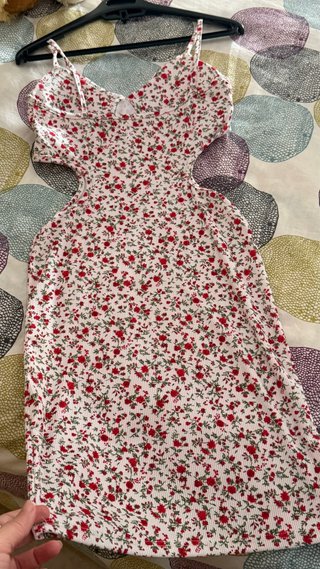 Vestido floral tirantes verano Talla S