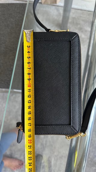 Bolso de mano Ralph Lauren negro y dorado