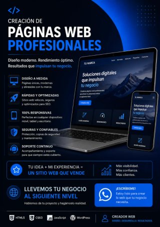 Páginas Web Profesionales en Tiempo Récord