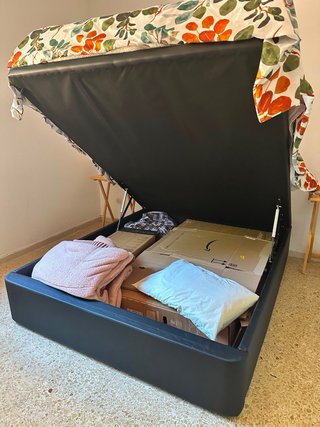 Canapé abatible polipiel