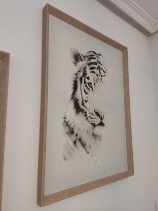 Cuadros Decorativos Tigre y Elefante de Casika