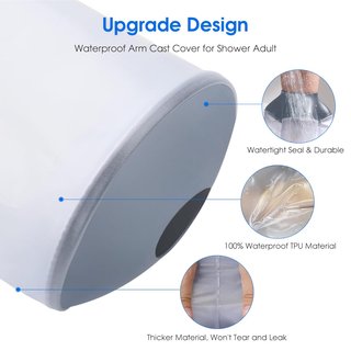 Funda impermeable brazo ducha protector