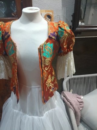 Traje de Fallera Multicolor Po ara adulta o 13 añi