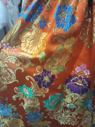 Traje de Fallera Multicolor Po ara adulta o 13 añi
