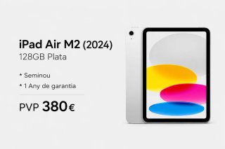 iPad Air M2 128GB Plata