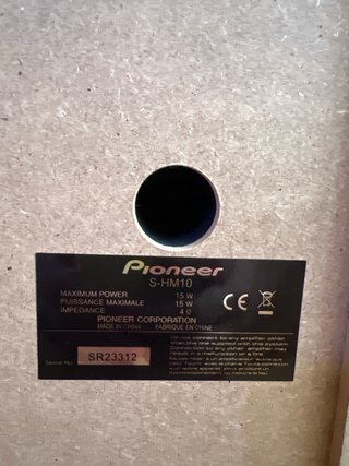 Altavoces Pioneer Negros