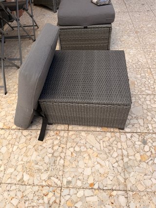2 Sillones/Puffs Exterior Gris “ikea Sollerön”