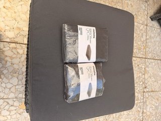2 Sillones/Puffs Exterior Gris “ikea Sollerön”