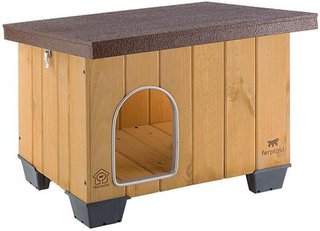 Ferplast caseta perro madera resistente exterior