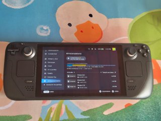 Steam Deck 64GB + custodia + caricabatterie