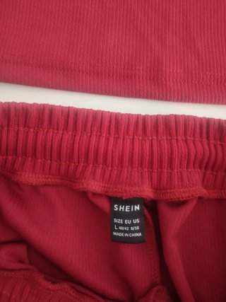 Conjunto SHEIN Top y Shorts Verano Talla L
