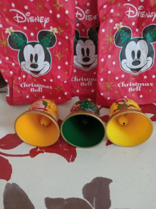 Set 3 campanelle Disney Conad Natale 2025