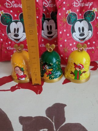 Set 3 campanelle Disney Conad Natale 2025