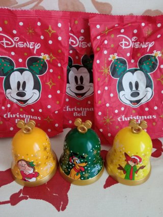 Set 3 campanelle Disney Conad Natale 2025
