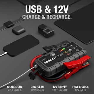NOCO Boost GB70 arrancador batería portátil