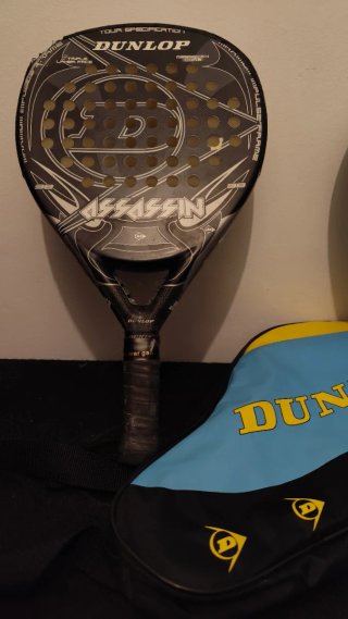 Lote 2 Palas Padel Dunlop y Bullpadel + Funda