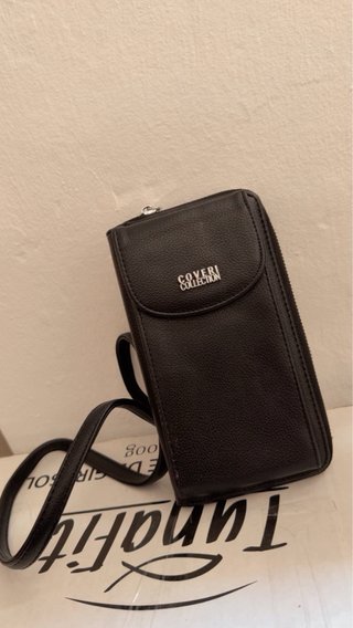 Monedero bandolera Coveri Collection negro