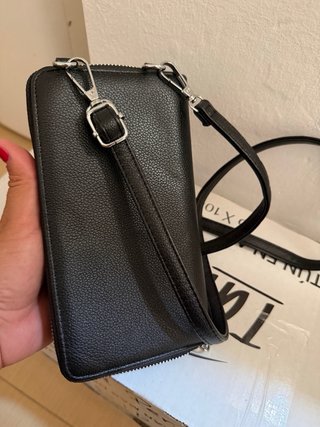 Monedero bandolera Coveri Collection negro
