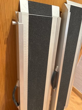 rampa para silla ruedas extensible para furgoneta