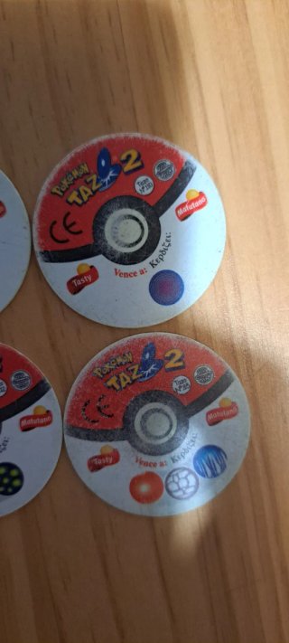 Lote 6 Tazos Pokémon