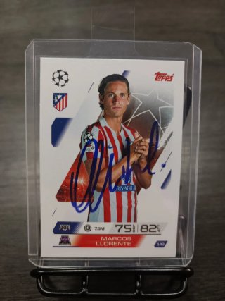 Cromos Firmado Marcos Llorente