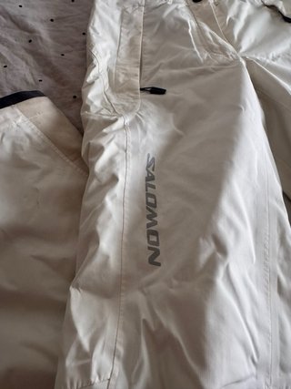 Pantaloncini da sci Salomon donna beige