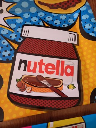 Bandejas Nutella Diseño Pop Art