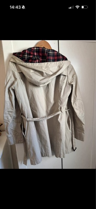 Gabardina Pull&Bear Beige Talla M