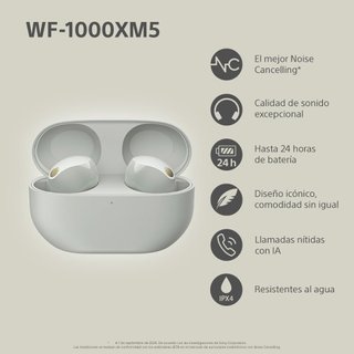 Sony auriculares inalámbricos premium noise
