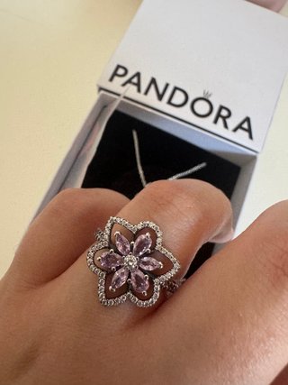 Conjunto de joyas plata  Plata Rosa Halo Brillante