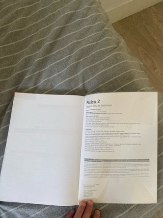 Física 2, Bachillerato