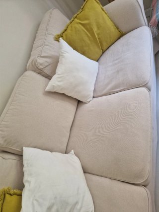 Sofá 3 plazas Ektorp Ikea Beige