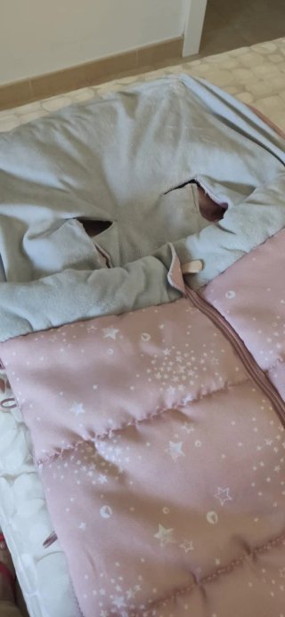 Saco invierno silla paseo Jane rosa