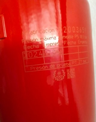 Extintor de incendios 6 kg Polvo ABC