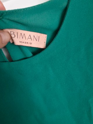 Blusa Bimani verde talla S. Precio Original 65 eur